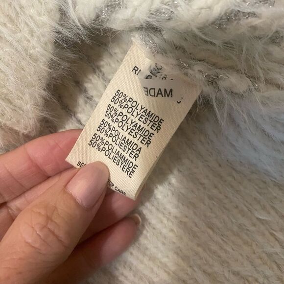 NWT FRNCH Fuzzy Sweater Sz Small/ Med - Picture 4 of 7